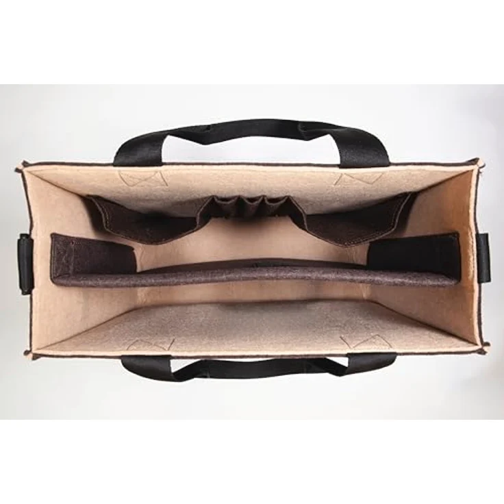 Sigel BA422, Notebooktasche für Laptops bis 15,4 Zoll, braun mit individueller Beschriftungsmöglichkeit, aus 100% recyceltem PET – Bild 6