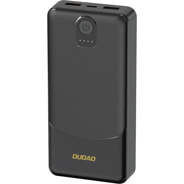 Dudao K10Pro Powerbank 20.000 mAh, 2 x USB-A, 2,4 A – schwarz