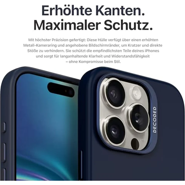 DECODED AntiMicrobial Silicone Backcover für iPhone 16 Pro Max, Schutzhülle mit antimikrobieller Formel und MagSafe-Kompatibilität – Bild 5