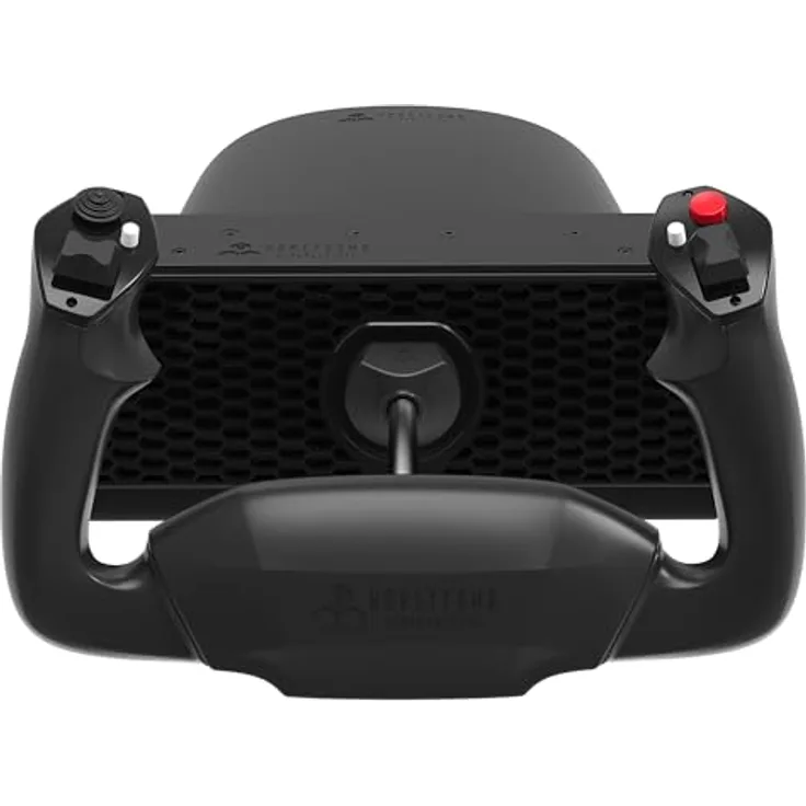 HONEYCOMB Alpha Flight Controls Lite, Wired Flight Control Yoke für PC mit 180° selbstzentrierendem Joystick und programmierbaren Tasten