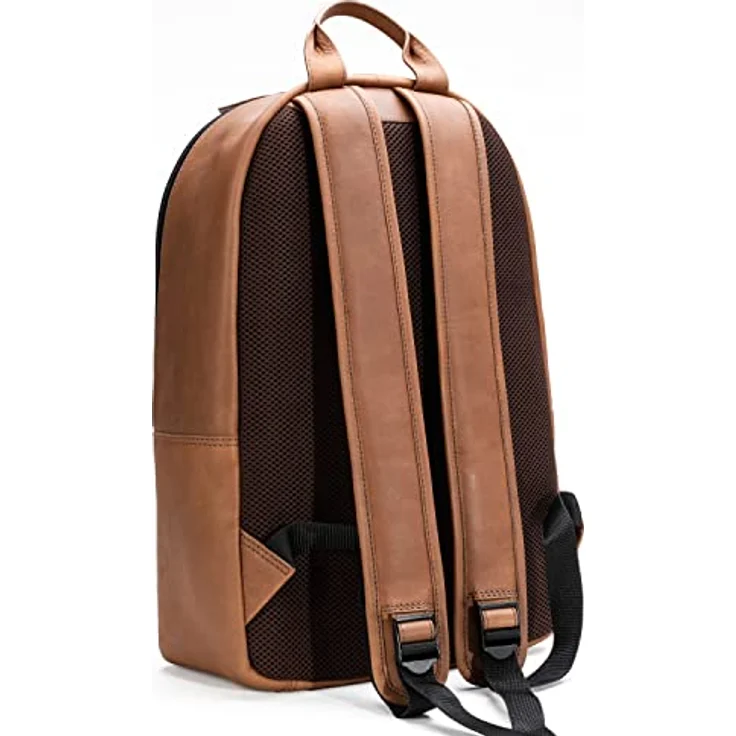 Farmhood Nashville Business-Rucksack, 100% Leder, 44 cm, Laptopfach, braun – Bild 4