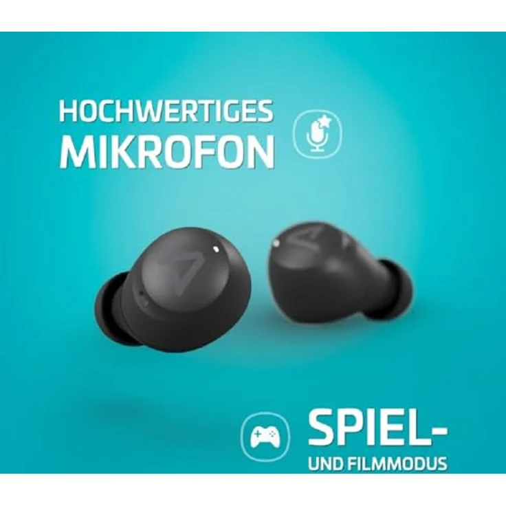 Lamax Dots3 ANC True Wireless Kopfhörer, Schwarz, 42 h Akkulaufzeit – Bild 5