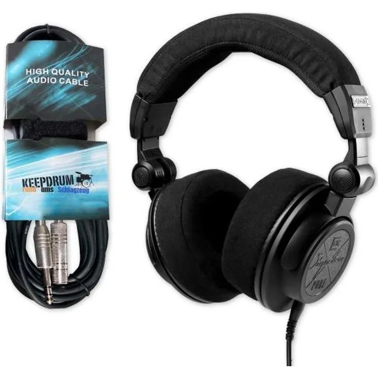 Ultrasone Signature Pure, Kopfhörer mit Kabel, aktive Geräuschunterdrückung, geschlossene Bauweise, 50 mm Treiber, abnehmbares Kabel, inklusive Transporttasche