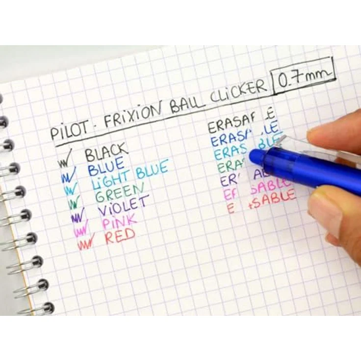 Pilot Tintenroller Frixion Ball 0.7, Gehäuse rot, Strichbreite 0.35mm, Schreibfarbe rot – Bild 4