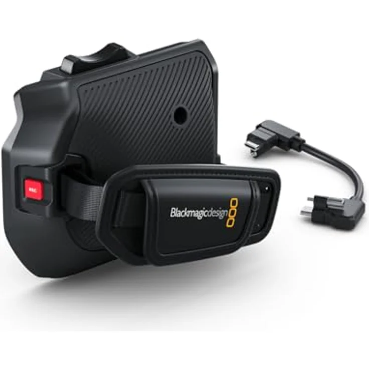 Blackmagic Design Pyxis Pro Grip, Handgriff mit Handschlaufe und Start/Stopp-Taste zur Aufzeichnung – Bild 2