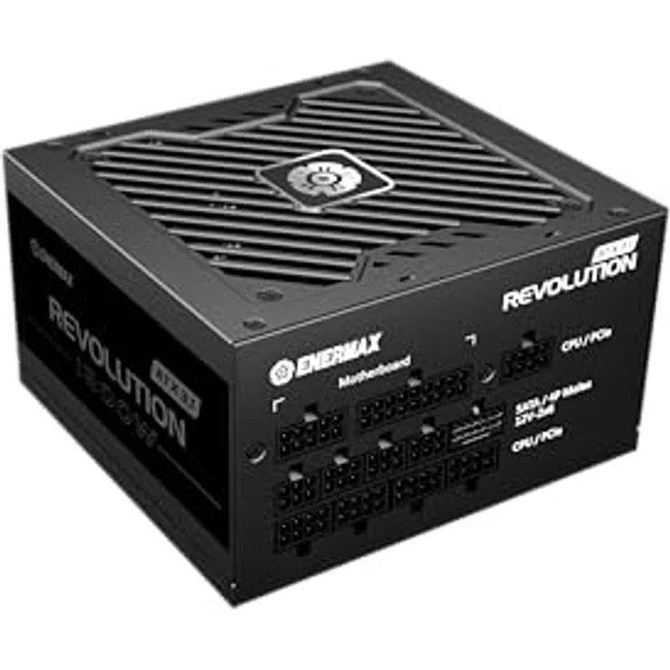 ENERMAX Revolution ATX 3.1 ERS1200EWT-V2, 1200 Watt vollmodulares ATX 3.1 PC Netzteil, PCIe 5.1, 80 PLUS Gold, Semi-Fanless 120mm Lüfter, 105°C japanische Kondensatoren – Bild 3