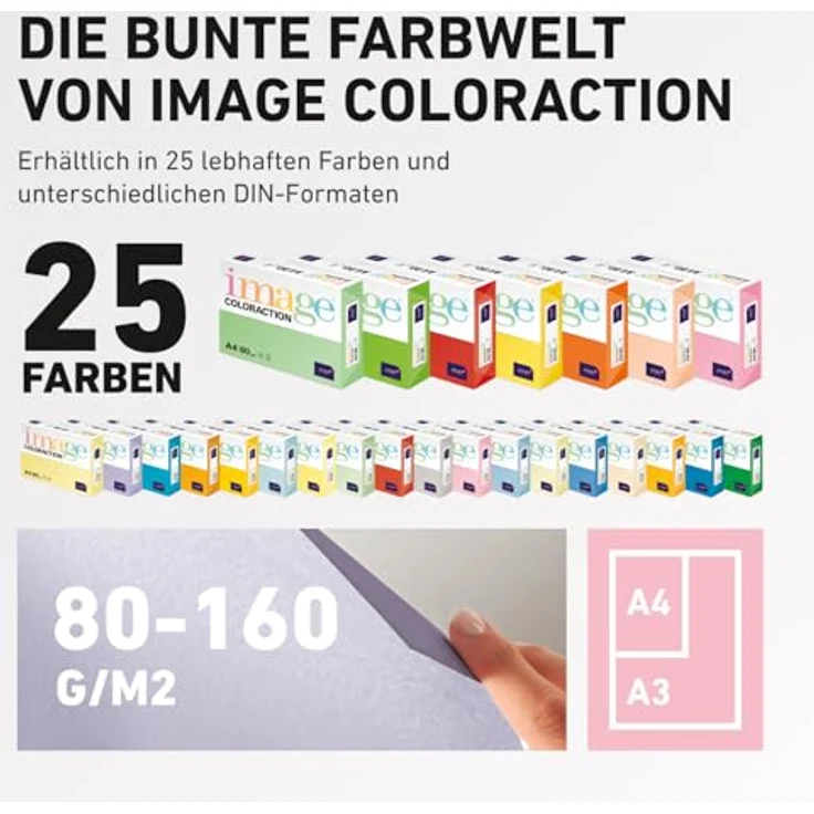 Image Coloraction - farbiges Kopierpapier Forest-grün 120g-m² A4 - Paket zu 250 Blatt – Bild 8