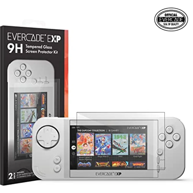 Evercade EXP Tempered Glass Screen Protector – Bild 2