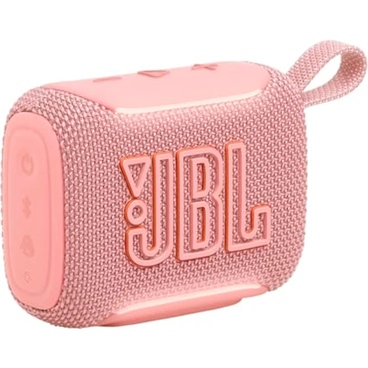 JBL GO 5, Ultra‑tragbarer Bluetooth‑Lautsprecher mit großem JBL Pro Sound, kräftigem Bass, AirTouch‑Pairing, wasserdichtem Design, 10 Stunden Wiedergabezeit, Rosa – Bild 1