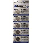 XCell Lithium Knopfzelle 1632 CR1632 3V, 5er Pack