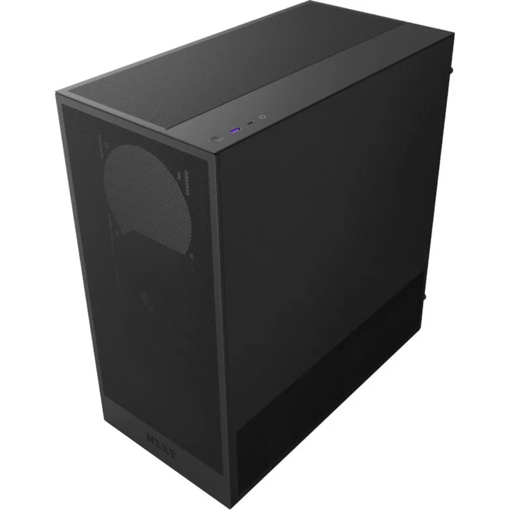 "NZXT PC-Gehäuse NZXT H5 Flow (2024), Tower-Gehäuse, Tempered Glass, verbesserte Luftstrom- und Kühlungseigenschaften"