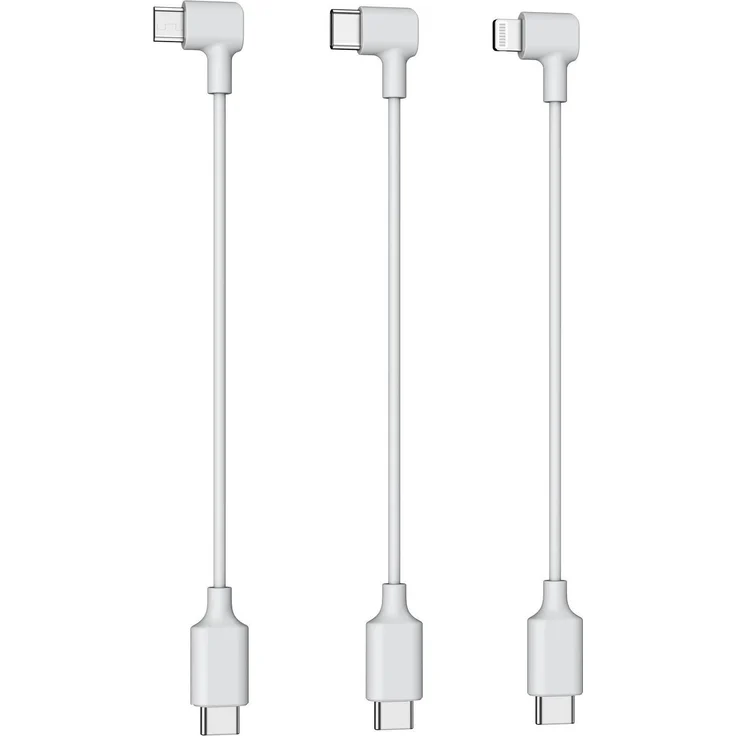 Potensic Connection Cable Kit für Atom Series Drohnen, USB OTG mit Micro USB, USB-C und Lightning-Anschlüssen