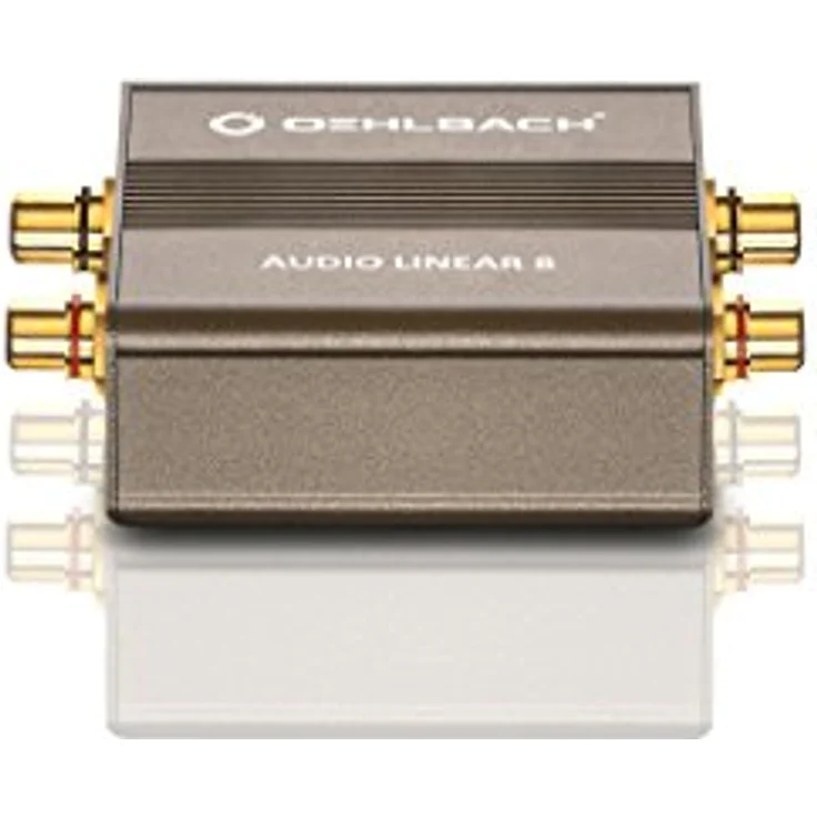 Oehlbach Audio Linear 8 - Galvanischer Trennfilter für Plattenspieler & Subwoofer | Entstörfilter zur Eliminierung von Masseschleifen - metallic braun - Preisvergleich – Bild 2