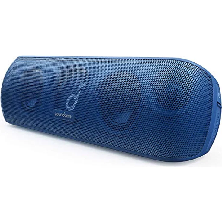 soundcore Motion+ Bluetooth HiFi Lautsprecher mit Hi-Res 30W Audio, Intensiver Bass, Kabelloser, mit App, USB C Konnektivität, Flexibler EQ, 12h Akkulaufzeit, IPX7 Wasserschutz (Blau) – Bild 1
