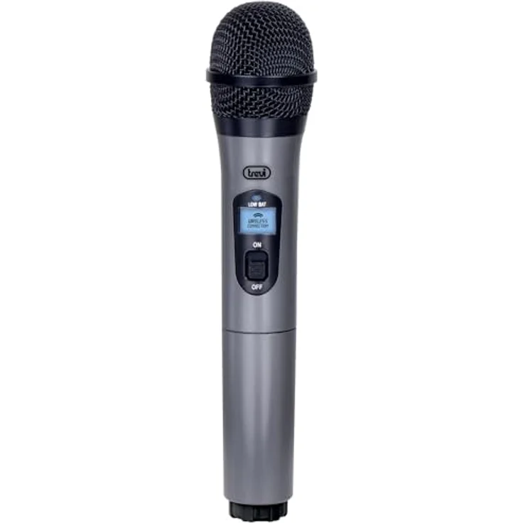 Trevi EM 401 UHF Funkmikrofon, unidirektionales kabelloses Mikrofon mit Empfänger Jack 6,3 mm, klare Wiedergabe bis 20 m – Bild 2