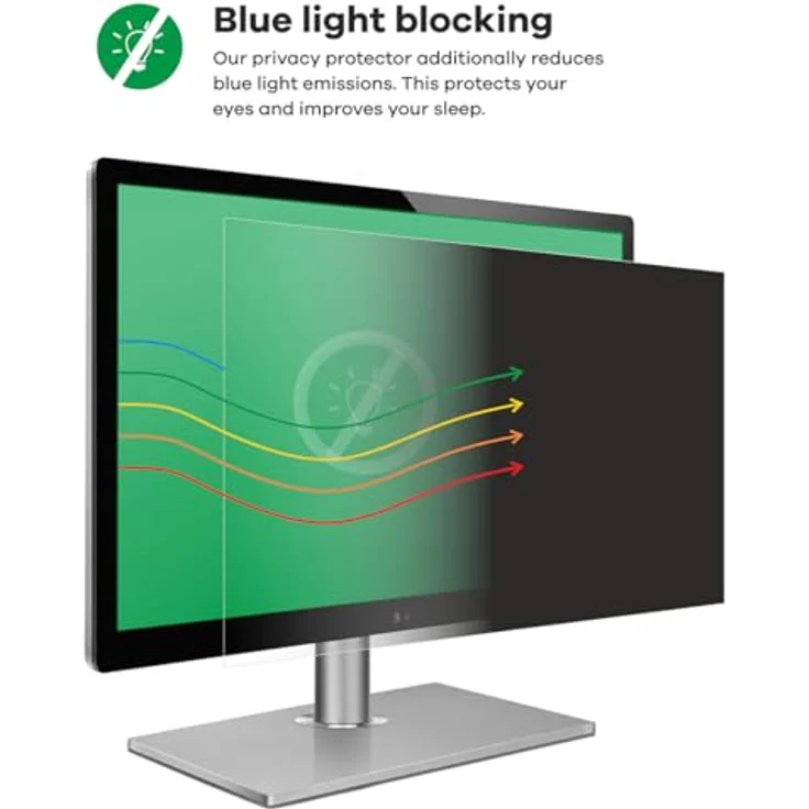upscreen Anti-Spy Blickschutzfolie für Lenovo ThinkPad X1 Carbon 14" Gen 11, Privacy Displayschutz-Folie mit Blaulichtfilter, Blasenfreie Montage, Made in Germany – Bild 4
