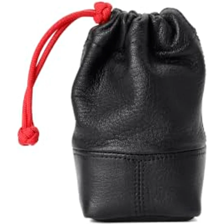 Artisan & Artist ACAM LPL 140 BLK, Objektivtasche aus Ziegenleder mit herausnehmbarer Polsterbasis, Schwarz – Bild 3