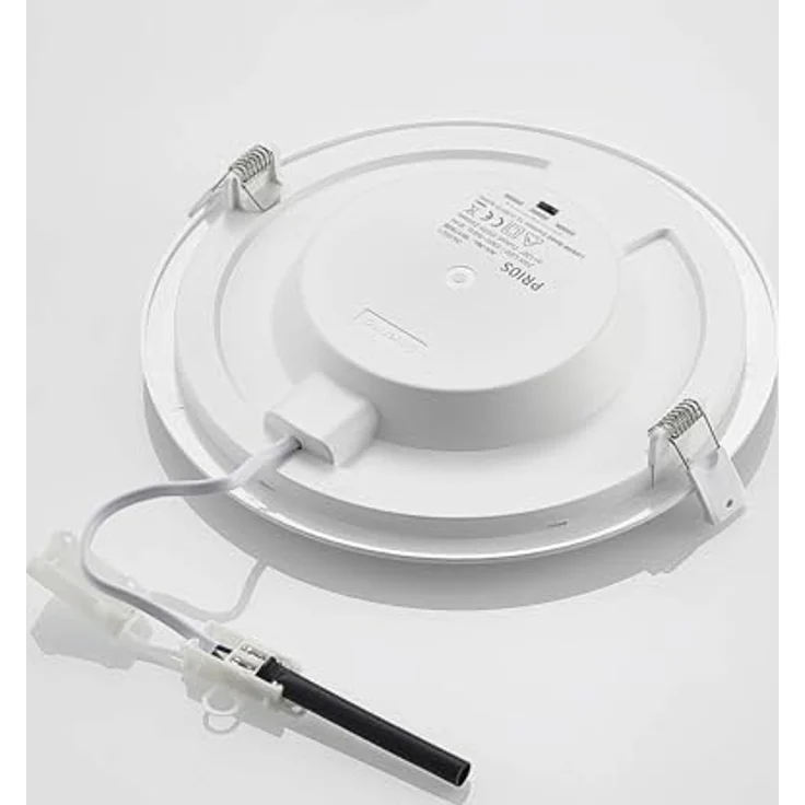 PRIOS LED 'Cadance' (Modern) in Weiß aus Aluminium für Badezimmer, 1-flammige Badezimmerleuchte mit inkludiertem Leuchtmittel – Bild 4