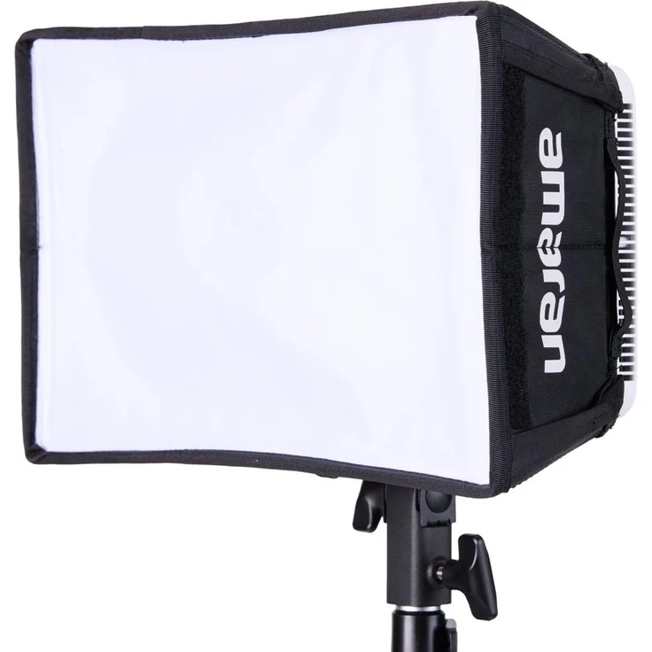 Amaran Pano 60c Softbox, Rechteckiger Lichtmodifikator für gleichmäßige Beleuchtung, einfaches Klettverschluss-Design, kompakt zusammenfaltbar