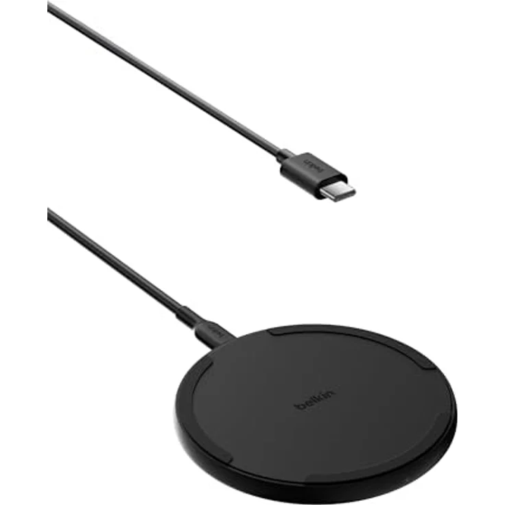 Belkin Kabelloses Ladepad 15 W, Qi Ladegerät für Apple A/V, elegantes Design – Bild 1