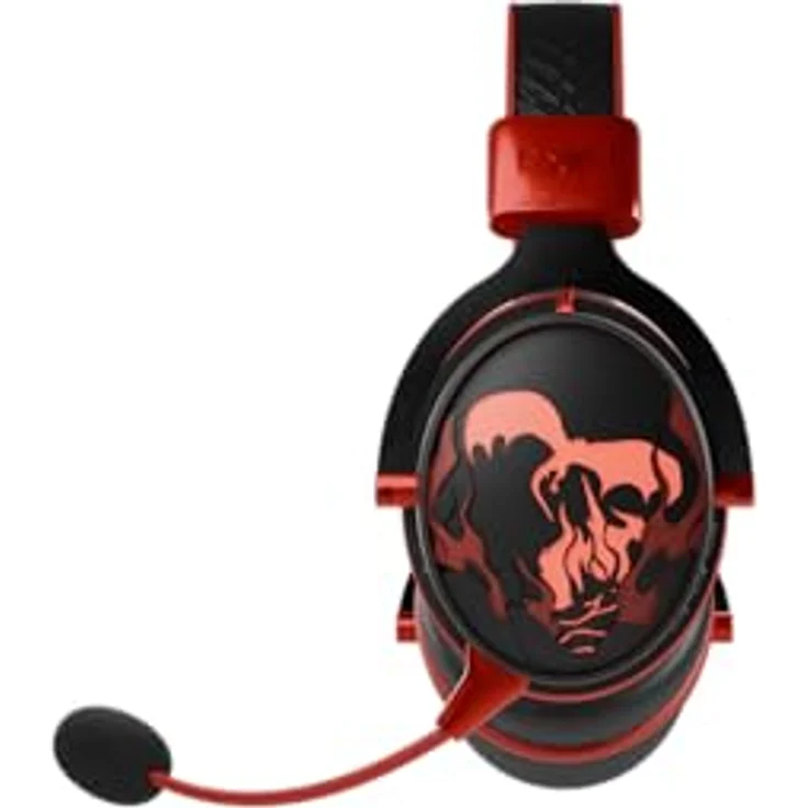 Lexip LEXIP X Game of Thrones Dragon Headset, Gaming-Headset mit 50-mm-Lautsprechern, bis zu 28 Stunden Akkulaufzeit, Bluetooth und USB-Dongle, abnehmbares Mikrofon – Bild 3