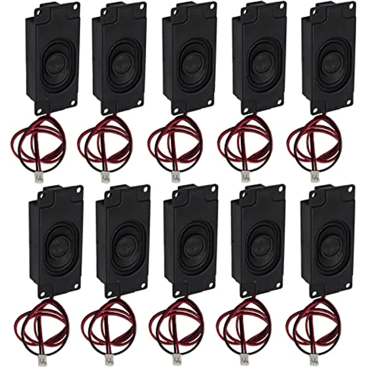 AZDelivery DFplayer Mini 3 Watt, 8 Ohm tragbarer Mini-Lautsprecher mit JST-PH2.0 mm Pin Schnittstelle und E-Book für DIY Projekte, 10 Stück