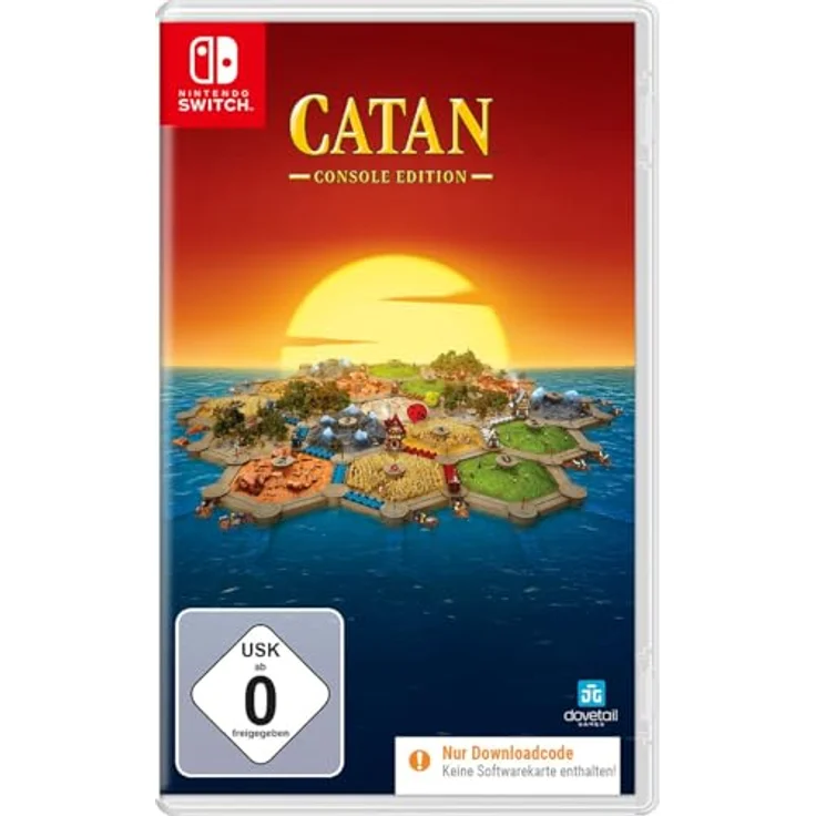 Dovetail Games Catan - Standard Edition (Download-Code in der Box) - Switch, offizielles Videospiel von CATAN mit Cross-Play-Kompatibilität – Bild 1