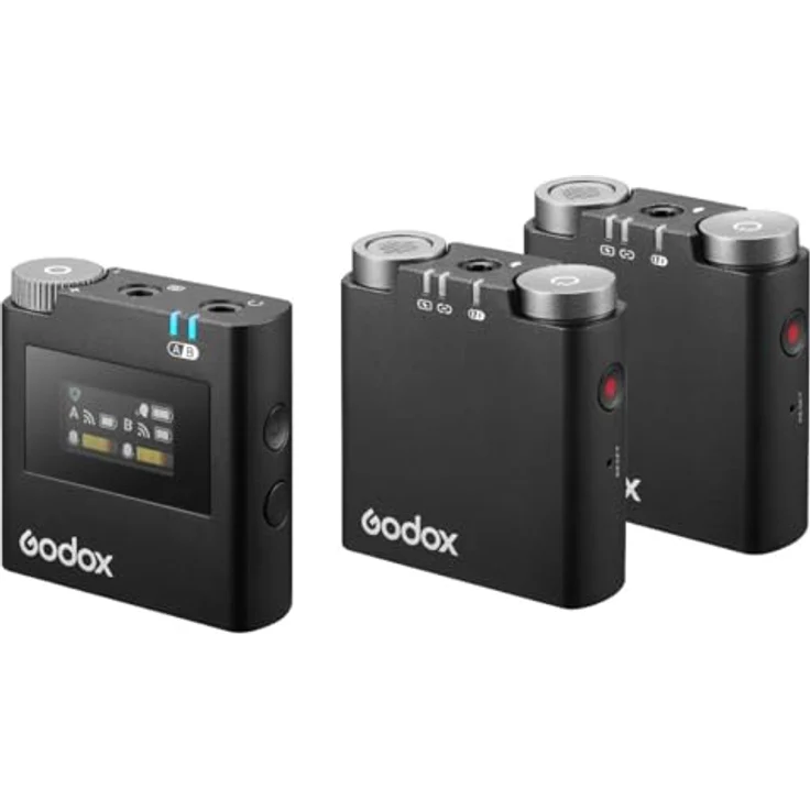 Godox VIRSO M2 2,4 GHz Kabelloses Mikrofonsystem, USB-Anschluss, für Smartphones – Bild 2