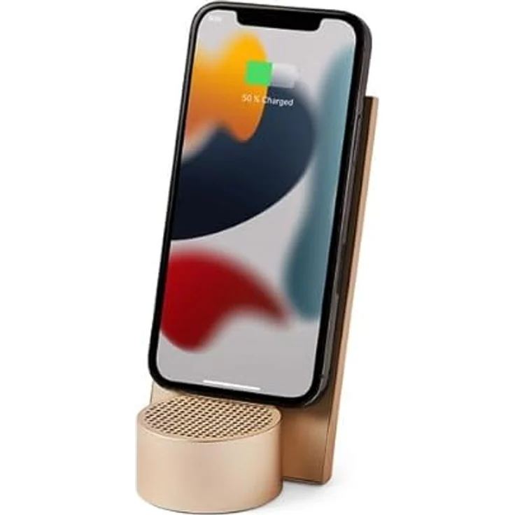 Lexon CITY ENERGY PRO, Telefonständer mit kabellosem Ladegerät und Bluetooth-Lautsprecher, mehrere Farben – Bild 3