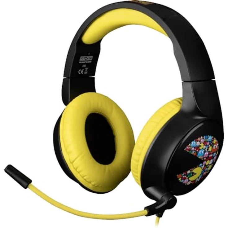 Konix Pac-Man Gaming Headset, kabelgebundenes Headset mit präzisem Audiosystem und integriertem Mikrofon, mehrfarbig – Bild 2
