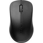 Rapoo 1680 Silent kabellose Maus Wireless Mouse 2.4 GHz Computermaus 1000 DPI Sensor 12 Monate Batterielaufzeit ergonomisch für PC & Mac - Schwarz