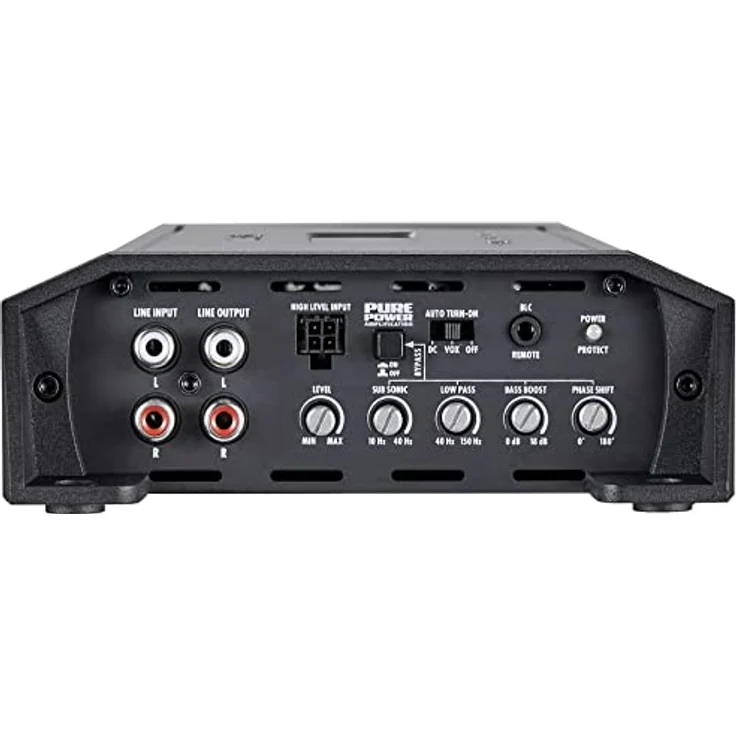 Hifonics ZXR1200/1 Monoblock Endstufe, 1 Kanal Class-D Verstärker mit 1200 Watt RMS, inkl. Bass-Remote – Bild 2