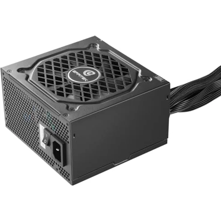 EFFITEK 750Watt ATX 3.1 Gamer Netzteil, 80 Plus Silver, unterstützt PCIe 5.1 GPU bis 450W, kompaktes Design mit 135mm Lüfter – Bild 1