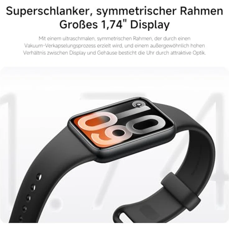 XIAOMI Smart Band 10 Pro NFC, Fitnesstracker für Handgelenke von 135-205 mm, Midnight Black – Bild 3