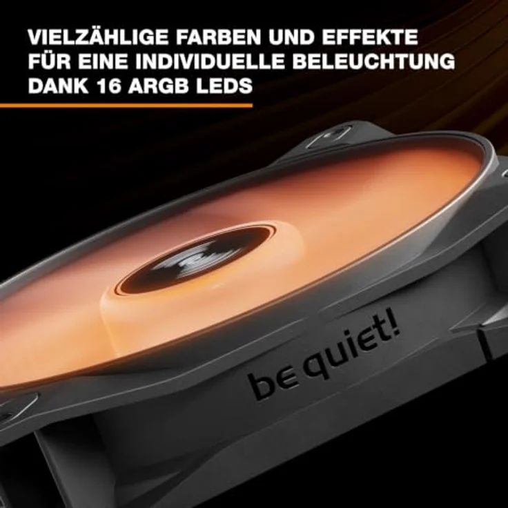 be quiet! LIGHT WINGS LX 140mm PWM Reverse Triple Pack | Gehäuselüfter mit Sleeve-Lager und umgekehrten Lüfterblättern – Bild 5