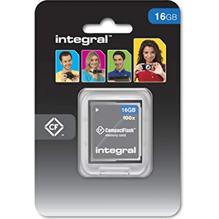 Integral 16GB Compact Flash Karte für Fotografie-Enthusiasten, Langlebig und Zuverlässig