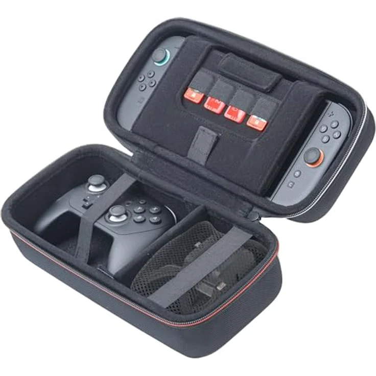 NACON NS230 Beuteltasche, Schutz für Nintendo Switch und Switch Lite, schwarz, staub- und kratzresistent, 290 mm – Bild 3