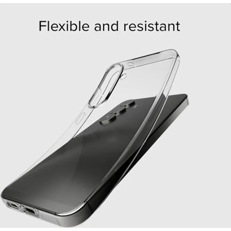 SBS Skinny Case für Samsung S25, flexible Schutzhülle mit 0,3 mm Slim Design, kompatibel mit kabellosem Laden, robust gegen Stöße und Kratzer, Kamera- und Displayschutz, Material TPU – Bild 4