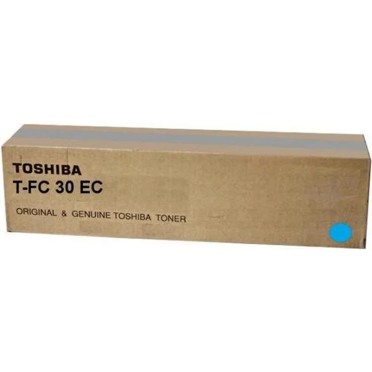 Toshiba TFC30C, Original-Toner für E-Studio Druckerserie, Cyan, hohe Seitenleistung bis 33.600 Seiten