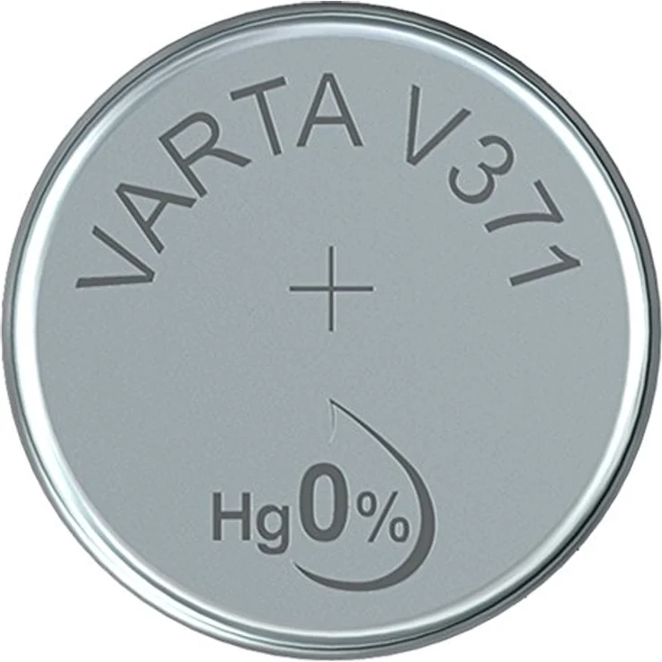 Varta 14501371 silberoxid Knopfzelle (V371 1er Pack) silber – Bild 2