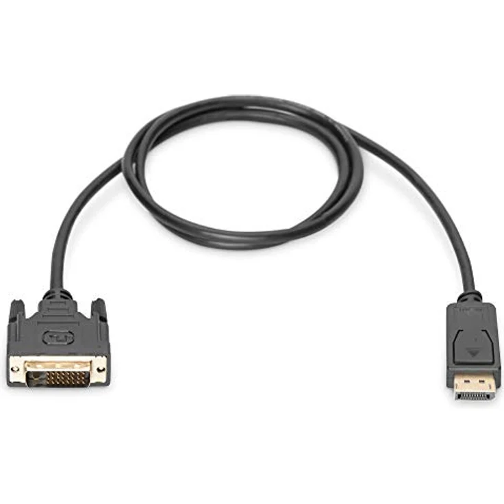 ASSMANN DisplayPort zu DVI-D Adapterkabel, DP 1.2, DVI (24+1), 1 Meter, Schwarz – Bild 5