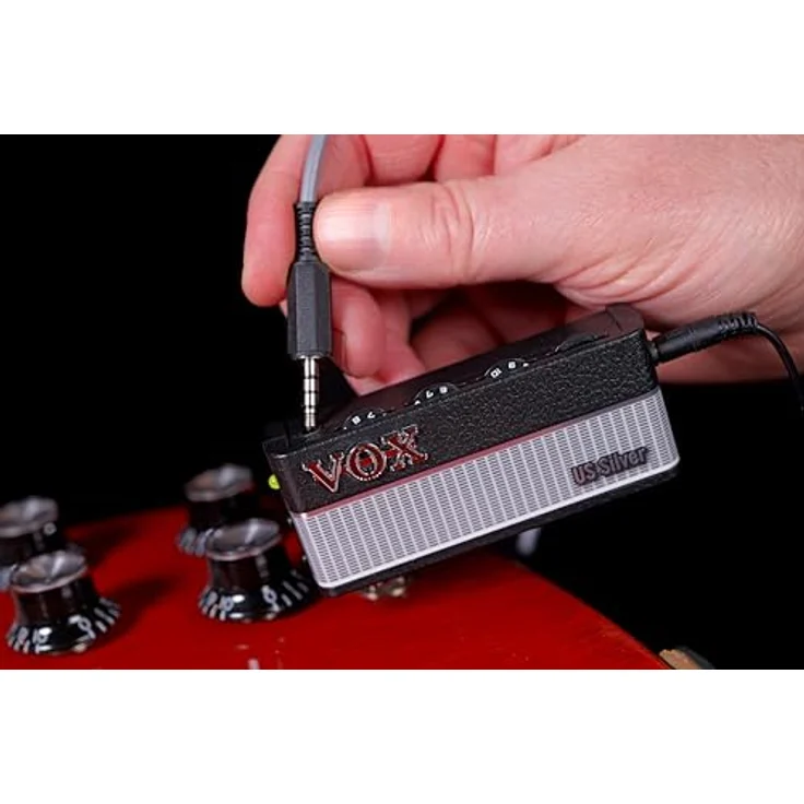 Vox amPlug3 US Silver, Kopfhörerverstärker mit US-Combo-Amp-Sound, Schwarz-Silber – Bild 3
