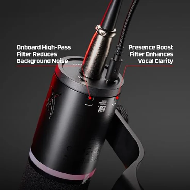 HyperX FlipCast – dynamisches XLR/USB-Mikrofon zum Streamen – Bild 7