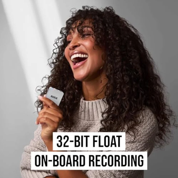 RØDE Wireless GO (Gen 3) White, Kompaktes Drahtlosmikrofonsystem mit 32-Bit-Float-On-Board-Aufnahme und intelligenter GainAssist-Technologie – Bild 3