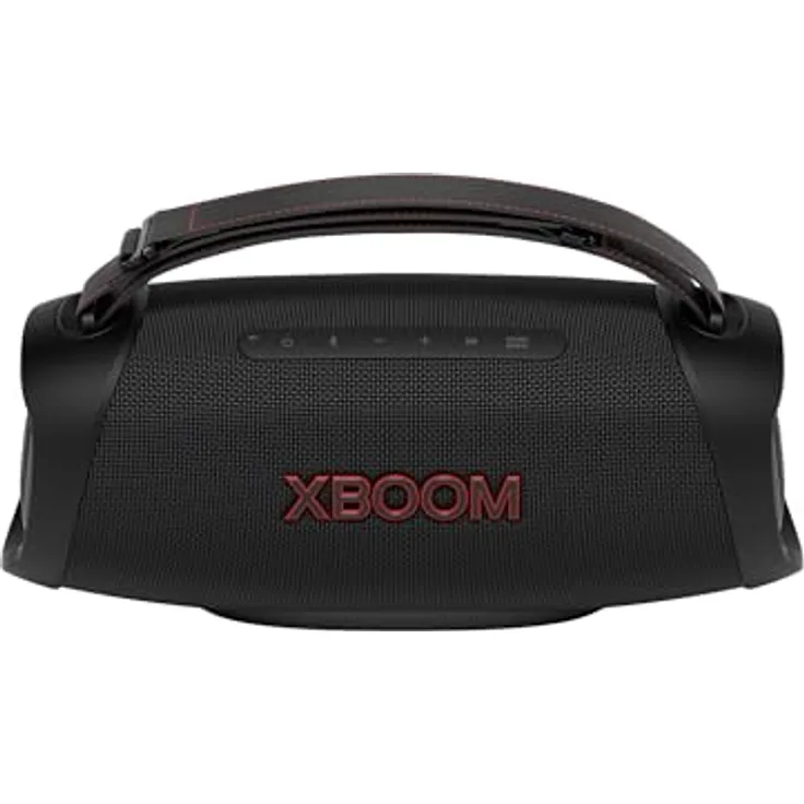 LG XBOOM Go DXG8T, tragbarer Bluetooth-Lautsprecher (120W, Google Assistant, Siri, Beleuchtung), Schwarz