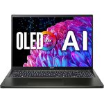 Acer Swift Edge OLED (SFE16-44-R0XV) Ultrathin/Laptop | 16" 3.2K OLED 120Hz Display | AMD Ryzen 5 8640U | 16 GB RAM | 512 GB SSD | AMD Radeon Grafik | Windows 11 | QWERTZ Tastatur | schwarz
