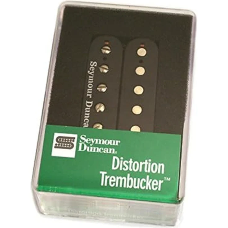 Seymour Duncan Trembucker TB-6 BK, Tonabnehmer für E-Gitarre, hohe Ausgangsleistung, schwarze Keramik-Magnetwicklung, Stegposition, 4-adriges Anschlusskabel – Bild 2
