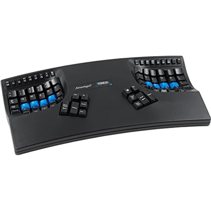 KINESIS Advantage2 Ergonomic Keyboard (KB600), Tastatur mit Cherry MX Brown Switches – Bild 1
