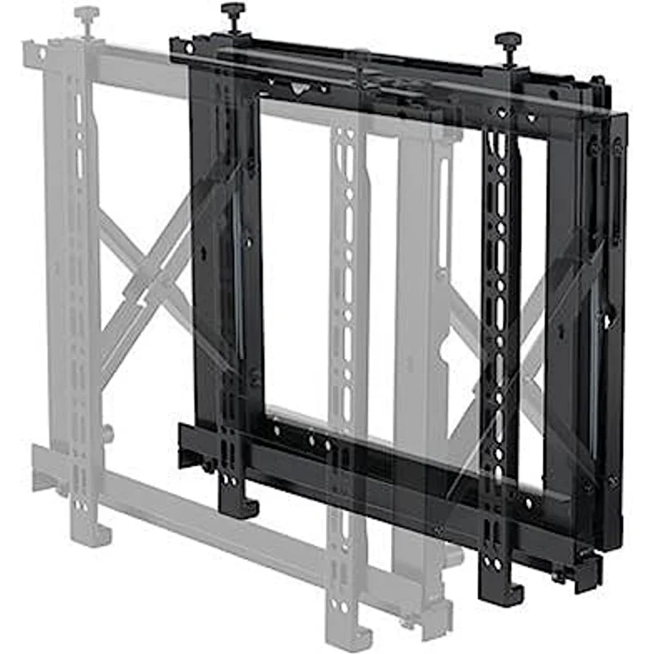 Neomounts WL95-800BL1, Push-to-Pop-Out Videowall-Wandhalterung für 42"-70" Bildschirme bis 35 kg, Schwarz – Bild 2