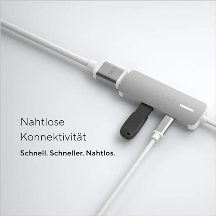 Linq LINQ 4K HDMI Adapter mit PD3.1 und USB-A, 1x HDMI 2.0, bis zu 4K/60Hz, 140 W Power Delivery, 5 Gbit/s USB 3.2 Gen 1 – Bild 4